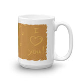 I Love You Ceramic Coffee Mug – Perfect for self-love Valentine’s Day Mother’s Day and Gifts - Drinkware