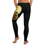 Halloween Pumpkin Cat Leggings