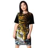 Drinking Tiger Black Extra Long T-shirt
