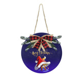 Merry Christmas Fox - Door Hanger (30 cm)