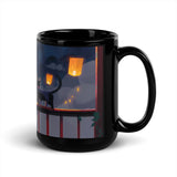 Lanterns - Black Mug