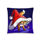 Christmas Fox - Throw Pillow