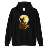Halloween Pumpkin Cat Hoodie