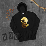 Halloween Pumpkin Cat Hoodie