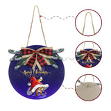 Merry Christmas Fox - Door Hanger (30 cm)