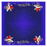 Merry Christmas Fox - Tablecloth
