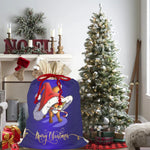 Merry Christmas Fox - Santa's Gift Bag