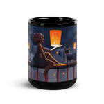 Lanterns - Black Mug