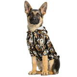 Husky pattern doggy hoodie