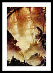 Fox in Post-apocalyptic Outpost - Framed Print
