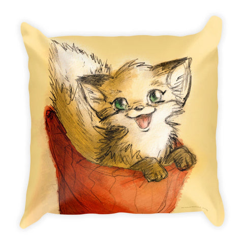 Surprise Fox - Pillow