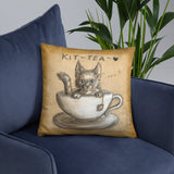 Kit-tea Pillow