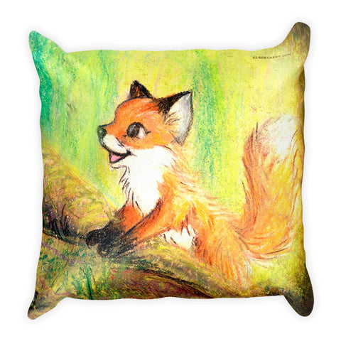 Can We Play - Fox Pillow